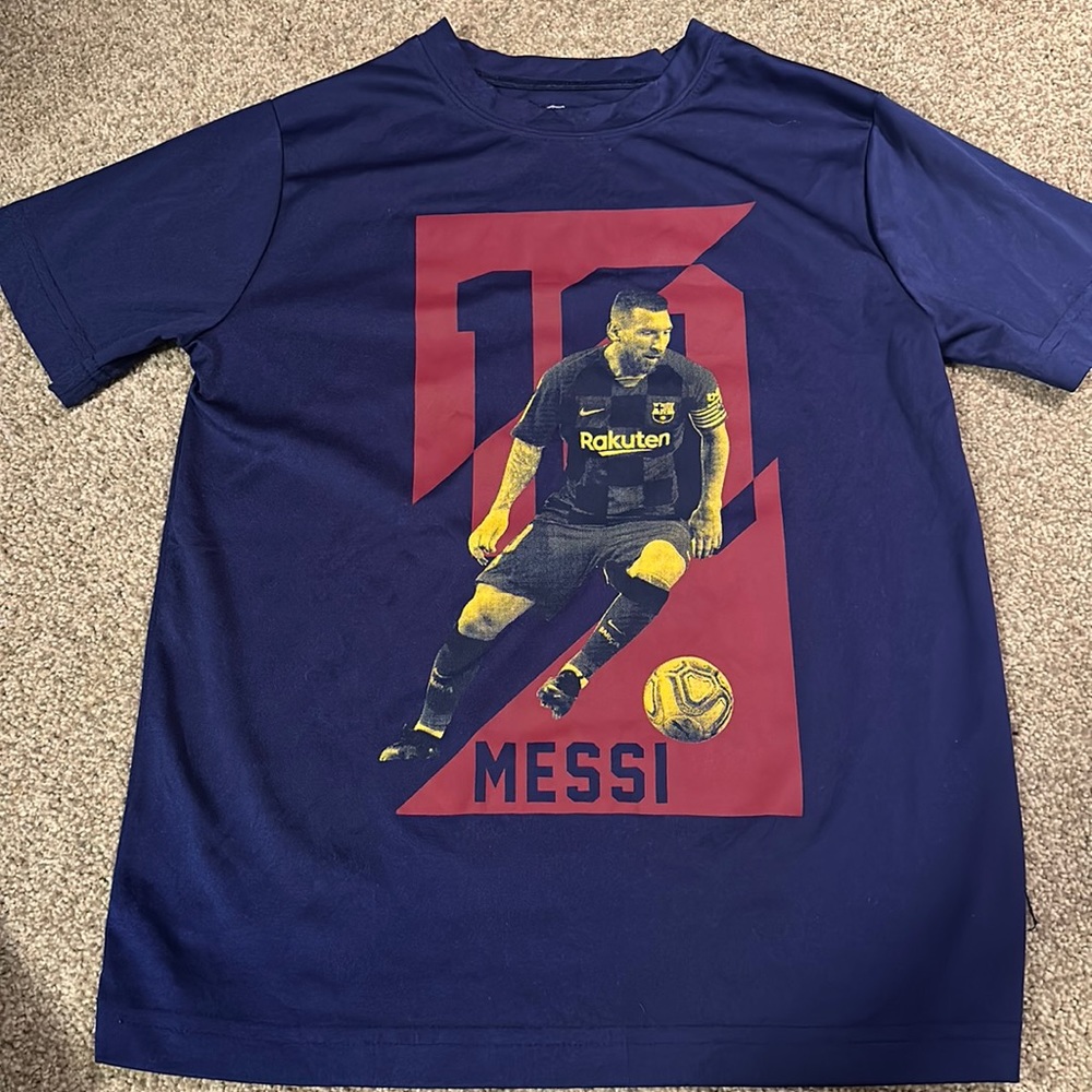 Youth Medium FC Barcelona Lionel Messi graphic T shirt